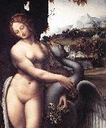 LEONARDO da Vinci Leda oil painting artist